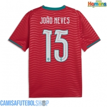 Camisa de time de futebol Portugal Joao Neves #15 Replicas 1º Equipamento Mundo 2026 Manga Curta